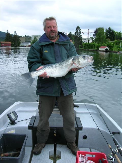 Thomas und sein Fast-Rekordfisch..