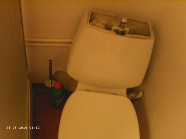 Toilette, war zwei Tage nicht benutzbar