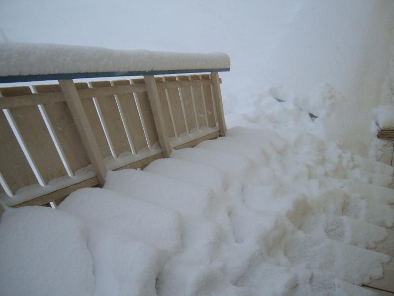 Treppe gestern frei gemacht