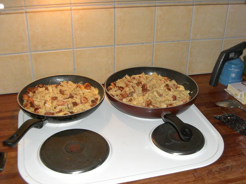 Zu essen gab es auch was